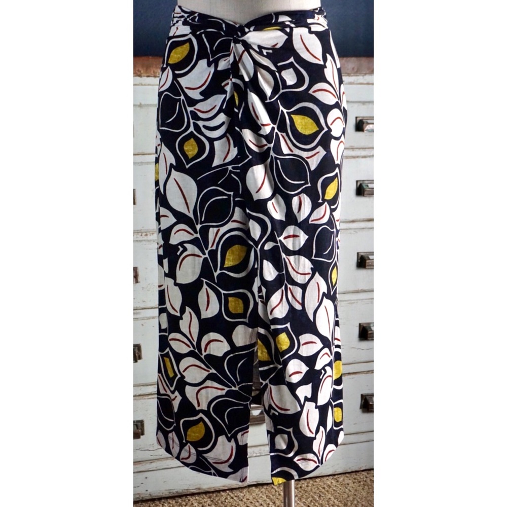 Anthropologie Sheila Abstract Midi Skirt S